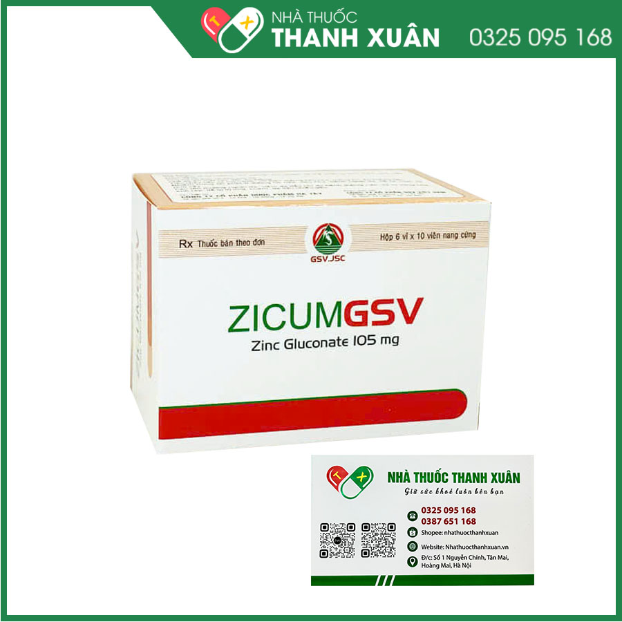 Thuốc Zicumgsv điều trị rối loạn tiêu hoá, suy nhược cơ thể, các tổn thương ngoài da, tăng đề kháng đường hô hấp